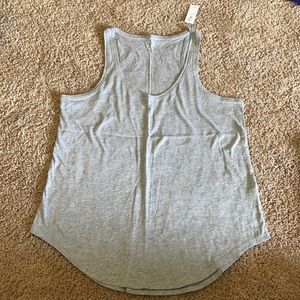 NWT Old Navy Gray Relaxed Tank Top sz Medium